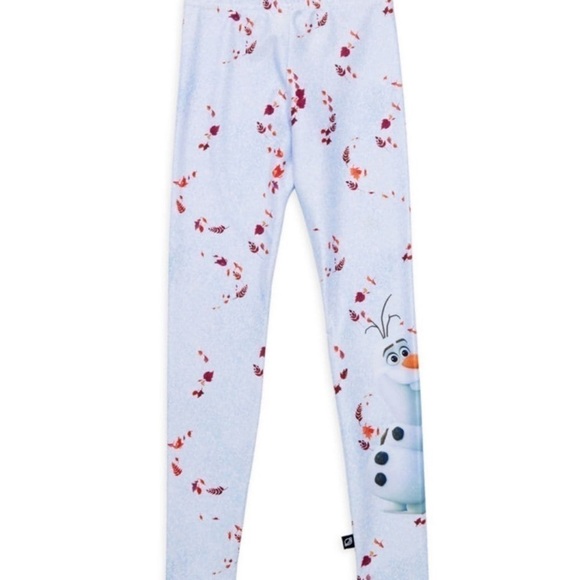 Terez Girl's Frozen Olaf Leggings Girls Size Large - Picture 4 of 7